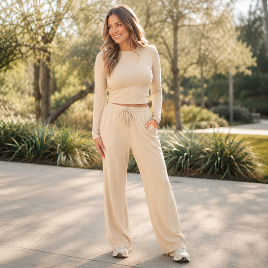 The CloudRib™ 2-Piece Knit Lounge Set